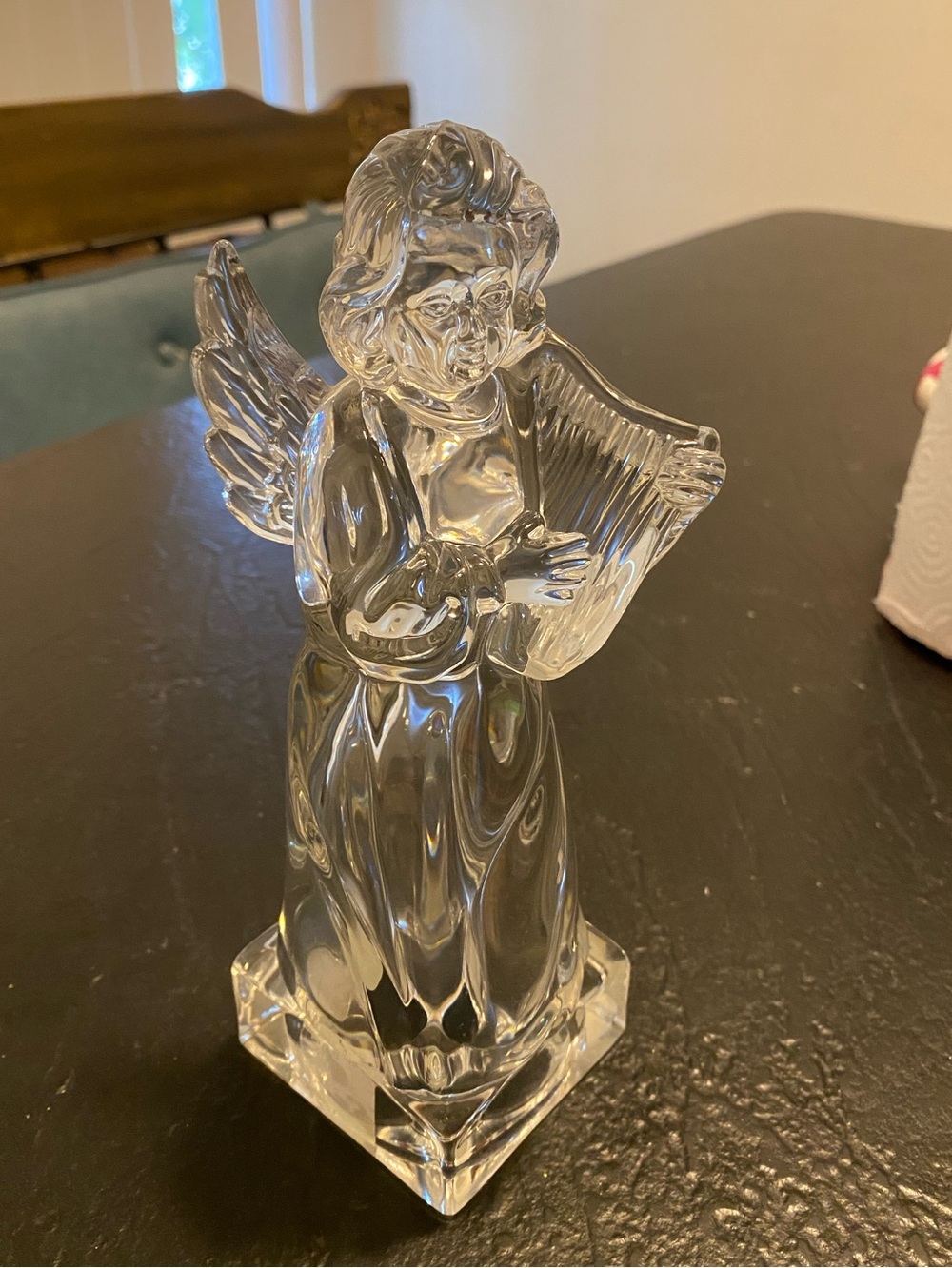 MIKASA Herald Collection Angelic Harp Crystal Angel